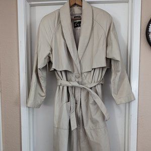 Vintage Global Identity G-III Leather Trenchcoat w/removable Thinsulate lining